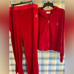 COPY - Juicy Couture Zip up Hoodie and matching pants.